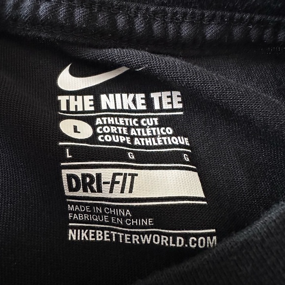 Nike Boys Large Dri-fit Black Long sleeve Shirt - Picture 4 of 4